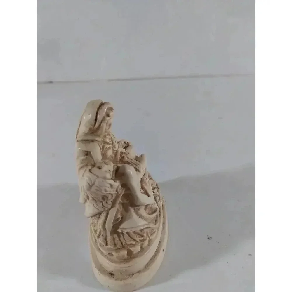 Marble Dust Pieta Jesus Mary Sculpture Italy 3x3